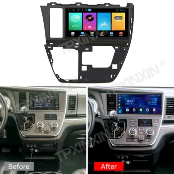 12,3 Для Toyota Sienna 2012-2018 Радио Tesla Тип Автомобильный Мультимедийный Видеоплеер GPS Навигация Встроенный WIFI Беспроводной Carplay DSP 4