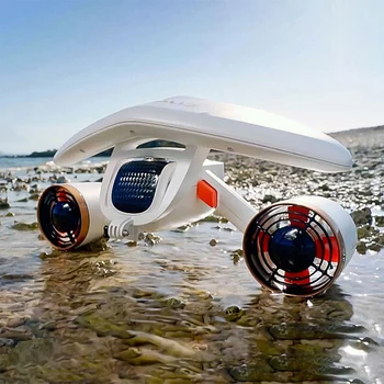 2023 Морской электрический скутер с двумя пропеллерами, плавающий Электрический подводный скутер с 3 скоростями, совместимый
