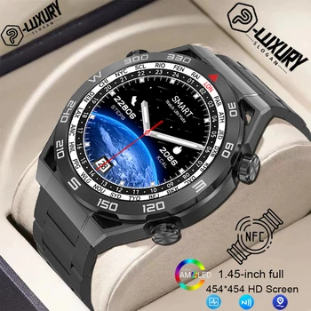 2023 Новые NFC ECG + PPG Bluetooth Call Smartwatch GPS Трекер Браслет движения Фитнес Для часов Huawei Ultimate Smart Watch Мужские
