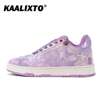 KAALIXTO/ Женская обувь; Оригинальная обувь Y2k Star; Парные Джинсовые Парусиновые Кроссовки; Модная Классическая Мужская Обувь для скейтборда в стиле хип-хоп