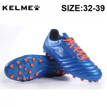 KELME Профессиональная детская футбольная обувь Ag Футбольные бутсы Противоскользящие футбольные тренировочные ботинки для футбола на траве Для улицы, бутсы для футзала 68833126