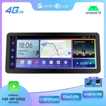Prelingcar 12,3 “Для NISSAN PATROL 2013-2016 Android 12 Автомобильный Монитор 128 Г Carplay RDS GPS Встроенный 2din Радио DVD-плеер 5.1 Hi-Fi DST