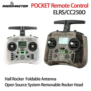 Radiomaster Pocket Hall ELRS/CC2500 pemancar jarak jauh kecil переносная антенна dilapis Rocker M2 FCC