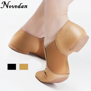 Twin Gores/ Эластичная обувь для джазовых танцев из натуральной кожи, женские кроссовки для джазовых танцев, черные, коричневые цвета для женщин 0
