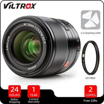 Viltrox 33 мм f1.4 Объектив с электронным креплением 13 мм 23 мм 56 мм Автофокус Объектив Камеры с Большой Диафрагмой для Sony E Mount a6300 a6600 ZVE10 a9