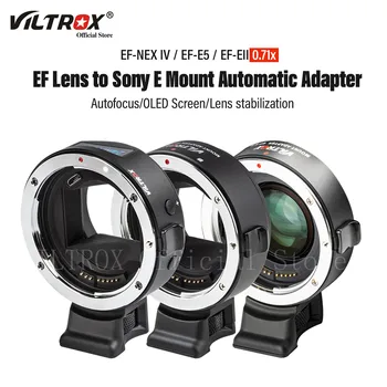 Viltrox EF-E5 Адаптер для объектива Sony E с автоматической фокусировкой в полный кадр 0.71x Speed Booster для объектива Canon EF к A1 A7C A7R IV A7iii A6400 A6600