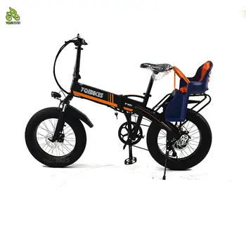 YQEBIKES Fat Tire ebike, 20-дюймовые батареи 48V10Ah LG/Panasonic, Складной Электрический велосипед Ebike с детским сиденьем