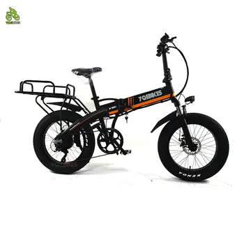 YQEBIKES Fat Tire ebike, 20-дюймовые батареи 48V10Ah LG/Panasonic, Складной Электрический велосипед Ebike с детским сиденьем 4
