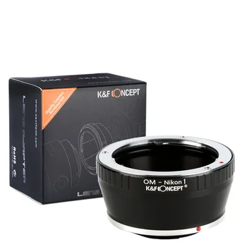 Адаптер для объектива K & F Concept для объектива Olympus с креплением OM к фотоаппарату Nikon с креплением 1 0
