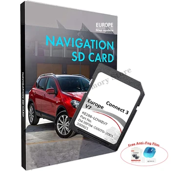 Бесплатная Доставка Для Nissan Connect 3 V7 2022 Обновление карты спутниковой навигации SD-карта JUKE QASHQAI MICRA NAVARA