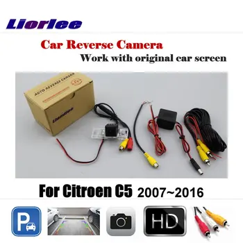 Для Citroen C5 2007-2016 Дисплей камеры парковки заднего вида автомобиля/резервная камера заднего вида HD CCD OEM CAM