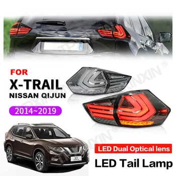 Для NISSAN X-TPAIL 2014-2019 Светодиодный задний фонарь, фара, Стоп-сигнал в сборе, автомобильные аксессуары, лампа окружающего света, Модификация автомобиля, задний фонарь