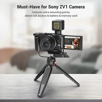 Клетка SmallRig ZV1 для камеры Sony ZV1 С боковой ручкой, встроенный холодный башмак для Микрофона, вспышка, вариант 