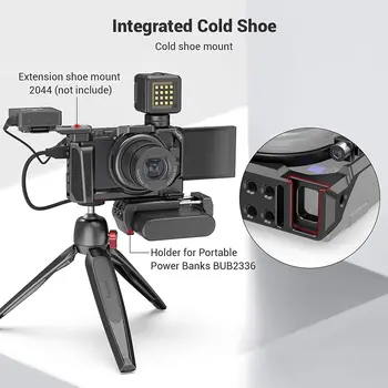 Клетка SmallRig ZV1 для камеры Sony ZV1 С боковой ручкой, встроенный холодный башмак для Микрофона, вспышка, вариант 