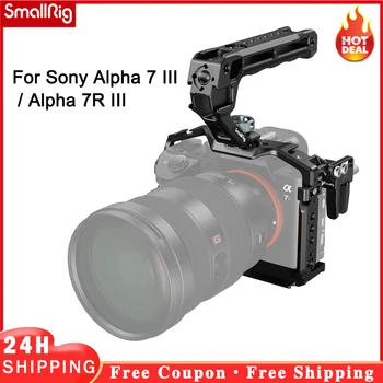 Комплект клеток SmallRig для Sony Alpha 7 III / Alpha 7R III 4198 Портативный ручной комплект для повышения стабильности и защиты от перекручивания