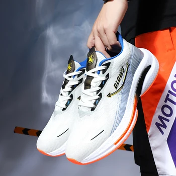 Легкая спортивная обувь для мужчин и женщин, уличные марафонские кроссовки для бега, пара теннисных туфель, спортивная обувь для прогулок, Размер 36-45