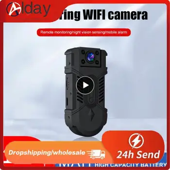 Мини-Камера на 180 ° Беспроводное подключение Wi-Fi Wifi Body Camera Мобильный Пульт Дистанционного Управления Поворотом на 180 Градусов Карманная Записывающая Видеокамера