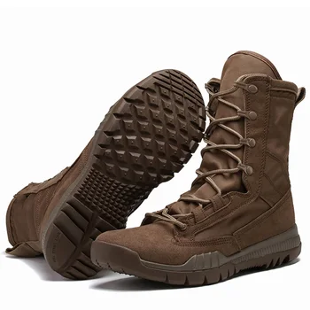 Мужские Военные ботинки 2023, Тактическая Обувь Для Мужчин, Дышащие Легкие Уличные Армейские Ботинки Для Мужчин, Износостойкие Новые Поступления