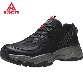 Мужские кроссовки HUMTTO, дышащие спортивные кроссовки для бега, Амортизирующие кроссовки для бега трусцой, мужская роскошная дизайнерская повседневная обувь на шнуровке, мужская