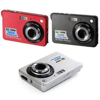 Новая 18-мегапиксельная ЖК-перезаряжаемая цифровая HD-камера CCD, видеокамера для улицы с защитой от встряхивания, SD-карта, видеокамера для фотосъемки