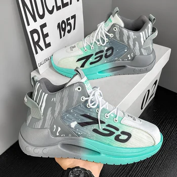 Новая брендовая мужская Баскетбольная обувь с подушкой, Нескользящие Высококачественные Модные кроссовки, спортивная обувь для фитнеса, Zapatillas Hombre 5