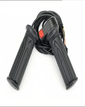 оригинальный wuxing 59X ebike дроссельная заслонка электрический велосипед газовая ручка с красной кнопкой включения/выключения запасные части для электрического скутера