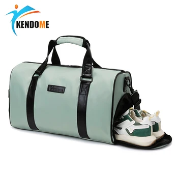 Повседневные спортивные сумки для фитнеса, водонепроницаемые легкие женские сумки, Сухая и влажная Разделительная мужская сумка через плечо X446 0
