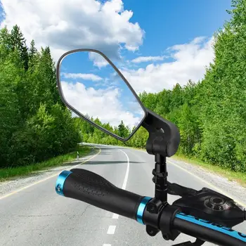 Практичные, с широким обзором, сверхлегкие, антивозрастные, легко регулируемые зеркала для велосипеда, Компактные размеры, мотоциклетные зеркала заднего вида для MTB