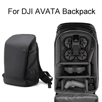 Рюкзак для DJI Avata, черная водонепроницаемая сумка, Многофункциональные аксессуары для Дрона, Очки, чехол для хранения