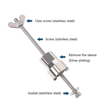 Универсальный установщик для снятия велосипедной втулки с прорезями Торцевой ключ Инструмент для снятия велосипедной втулки 4 мм Инструмент для ремонта