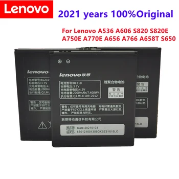 2021 Новый 2000 мАч BL210 Аккумулятор для Lenovo A536 A606 S820 S820E A750E A770E A656 A766 A658T S650 Замена аккумулятора телефона