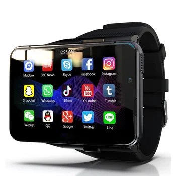 2023 4G WiFi Смарт-часы Мужские С двойной камерой Для Видеозвонков Android-Часы Телефон Монитор сердечного ритма 4G + 64G Игровые Умные Часы Подлинная Новинка