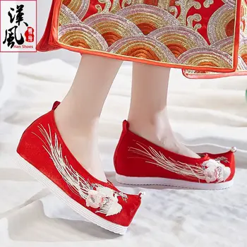 2023 г. традиционная обувь ханфу в китайском стиле, обувь ханфу в старом Пекине, вышитая одежда, обувь ханфу в винтажном стиле 1