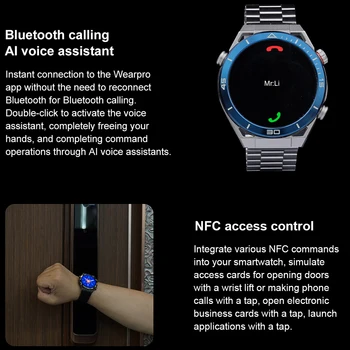 2023 Новые NFC ECG + PPG Bluetooth Call Smartwatch GPS Трекер Браслет движения Фитнес Для часов Huawei Ultimate Smart Watch Мужские 4