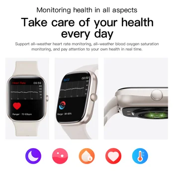 2023 Новые Смарт-часы Для Мужчин И Женщин 1,7-дюймовый HD-Экран Bluetooth Частота сердечных сокращений Кровяное Давление Батарея 300 мАч 25 Спортивных режимов Smartwatch 4