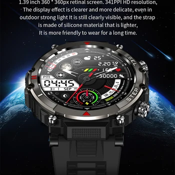 2023 Новые Умные часы 1,39 дюйма 360*360 HD Touch с Большим экраном ECG Смарт-часы для Мужчин IP67 Водонепроницаемые Мужские Умные часы с Полным касанием 1