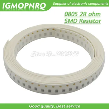 300шт 0805 SMD резистор 2 Ом Чип-резистор 1/8 Вт 2R Ом 0805-2R