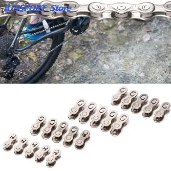 5 Пар Велосипедных цепей, соединитель цепи для горного велосипеда, соединитель для 6/7/8/9/10/11 скоростей, соединитель для велосипеда, запчасти для велосипеда,