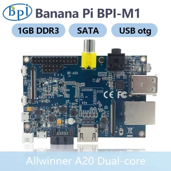 Banana Pi BPI-M1 Allwinner A20 1G Память DDR3 Плата ОС Android Linux Выход HDMI С открытым исходным кодом Умная электроника Одноплатная