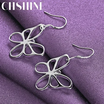 CHSHINE, серьги-бабочки из стерлингового серебра 925 пробы для женщин, свадебная вечеринка, Модные очаровательные ювелирные изделия