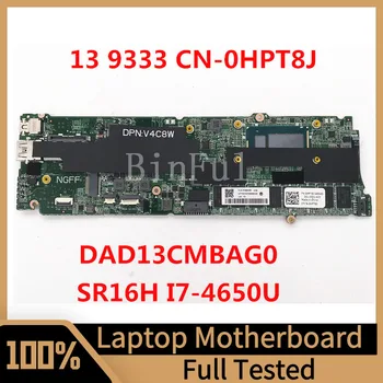 CN-0HPT8J 0HPT8J HPT8J Материнская плата Для ноутбука Dell XPS 9333 Материнская плата DAD13CMBAG0 с процессором SR16H I7-4650U 8 ГБ 100% Полностью Протестирована В порядке