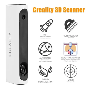 CREALITY 3D Scanner CR-Scan 01, автоматический модернизированный комбинированный 3D-сканер, промышленный комплект, поддержка OBJ/STL выхода