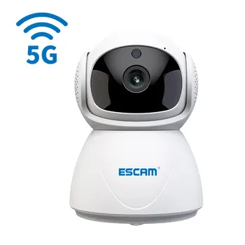 ESCAM PT201 2MP 1080P 2,4 G и 5G Двойная сетевая беспроводная WIFI IP-камера Домашней Безопасности PTZ Купольный Радионяня