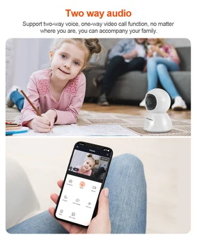 INQMEGA Tuya Smart 5G Wifi Камера Домашняя Камера Безопасности Беспроводная IP камера с режимом конфиденциальности для поддержки детей Google Home Alexa 4
