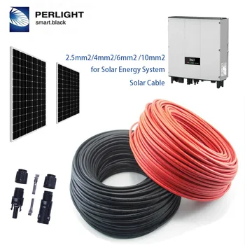 Perlight Solar On grid солнечная энергетическая система мощностью 10 кВт с панельным инвертором разъем кронштейн кабель