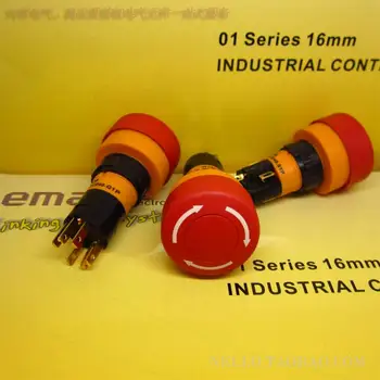 [SA] Импортирует кнопочный выключатель аварийной остановки Imam EMA 16 мм 01S-CE40.Q/S1P 1a1b без подсветки-10 шт./лот