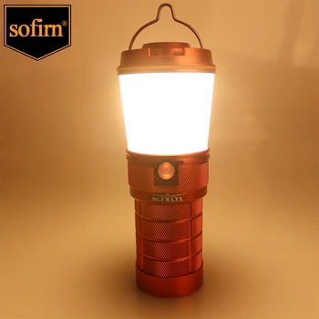 Sofirn BLFLT1 8 * LH351D Кемпинговый фонарь С несколькими Режимами работы, супер яркий фонарь с изменяемым цветом от 2700 К до 5000 К