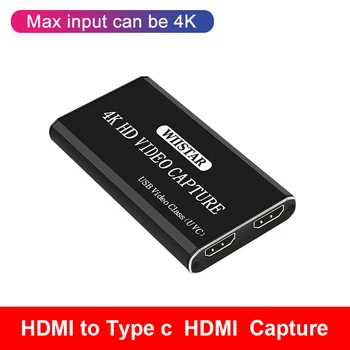 USB2.0 HDMI 4K30Hz Видеозахват HDMI на USB USB-C HDMI Карта видеозахвата Ключ Трансляция игр в прямом эфире