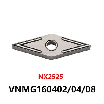 VNMG160404 NX2525 VNMG160402-FH-FP NX2525 VNMG160408-SH 100% Оригинальные Твердосплавные пластины VNMG 160404 Токарный инструмент Металлокерамика для стали