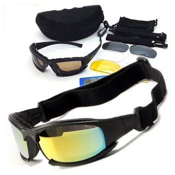 X7 Поляризованные Тактические очки Военные Очки Армейские Солнцезащитные очки Мужские Очки Для Стрельбы Охоты Пешего Туризма UV400 5